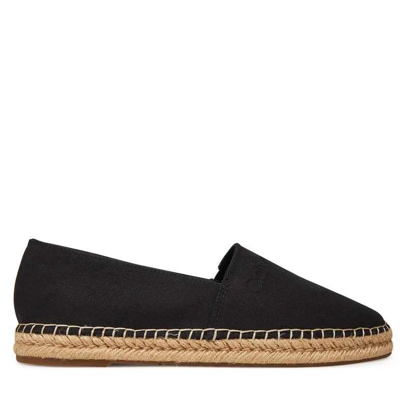 Εσπαντρίγιες Calvin Klein Espadrille Cv Logo HM0HM01808 Μαύρο