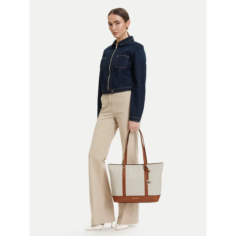 Τσάντα MICHAEL Michael Kors Andie 30S6G3PT3B Κρεμ