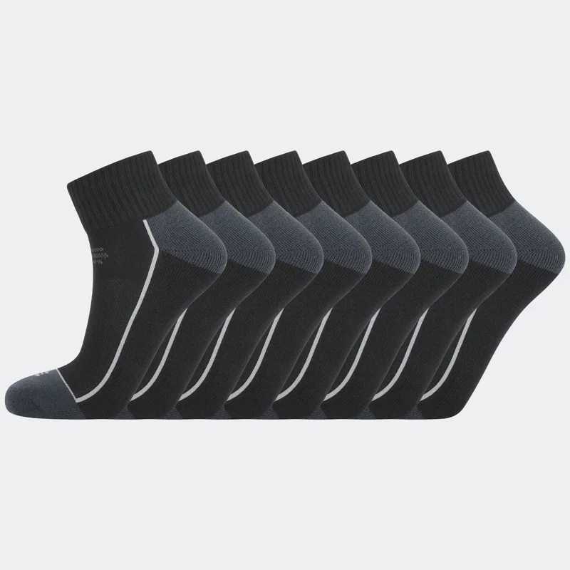 Endurance Avery Quarter Socks x 8