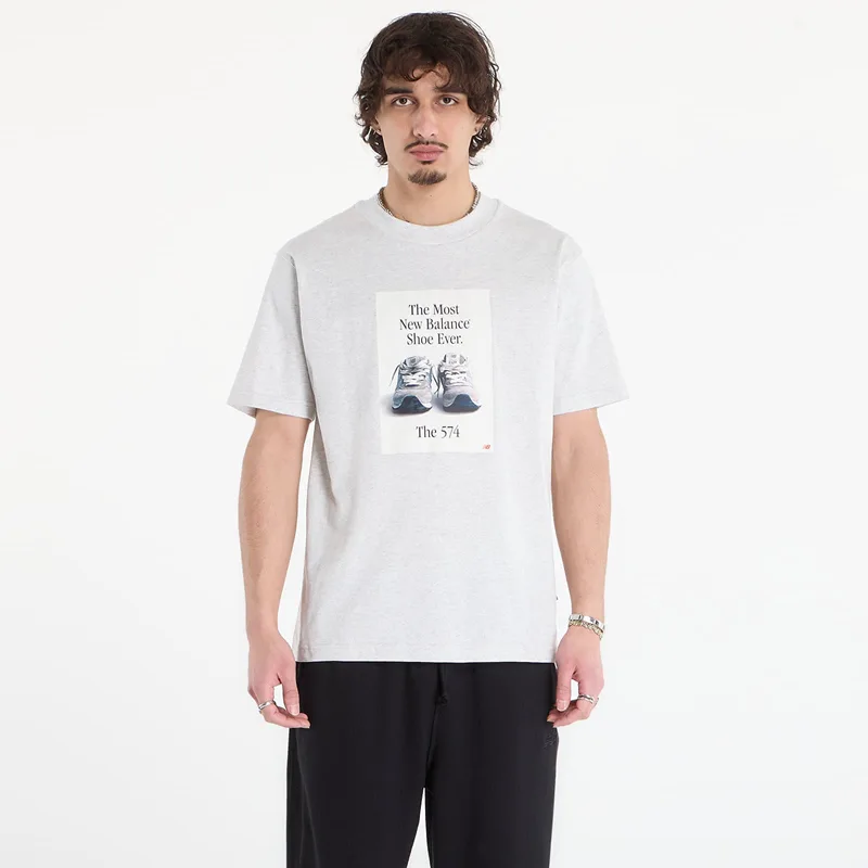 T-shirt New Balance 574 Ad T-Shirt Ash Heather M