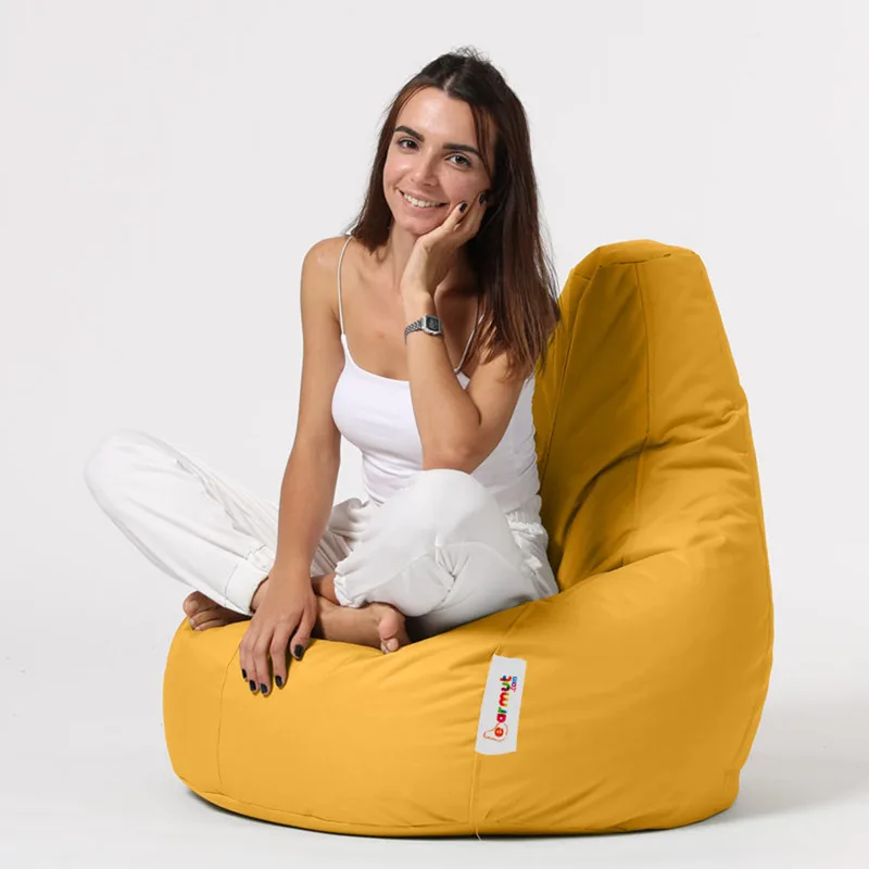 Πουφ Πολυθρόνα Κήπου Drop L - Yellow 248Frn1185 (80x80)