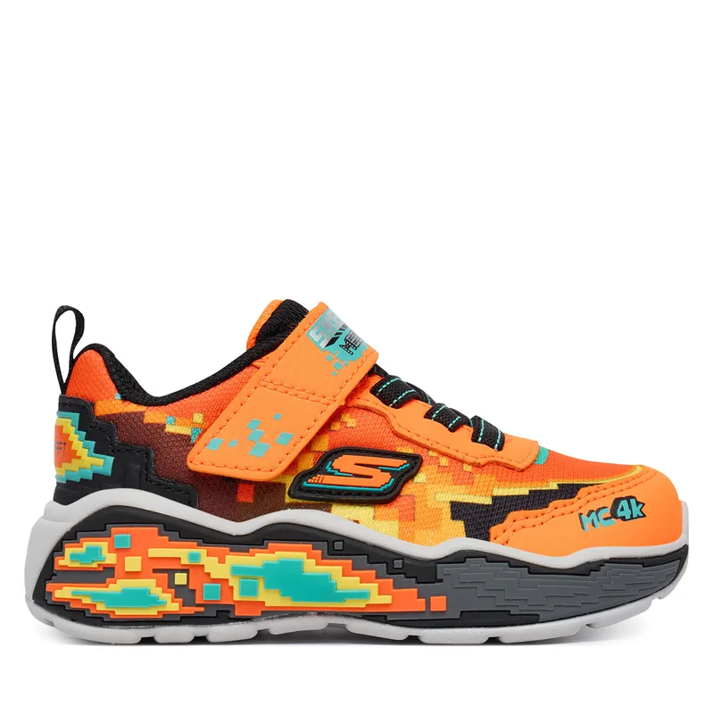 Αθλητικά Skechers Mega Scene 402162N/ORBK Πορτοκαλί