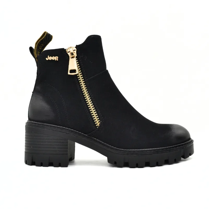 JEEP ΓΥΝΑΙΚΕΙΟ ΜΠΟΤΑΚΙ RAVEN ZIP JL42602A 062 BLACK