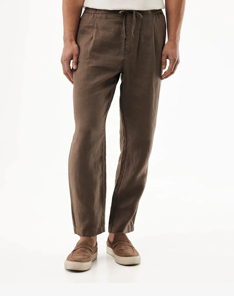 MEXX Linen pants MF007003061M-01-190809 Brown