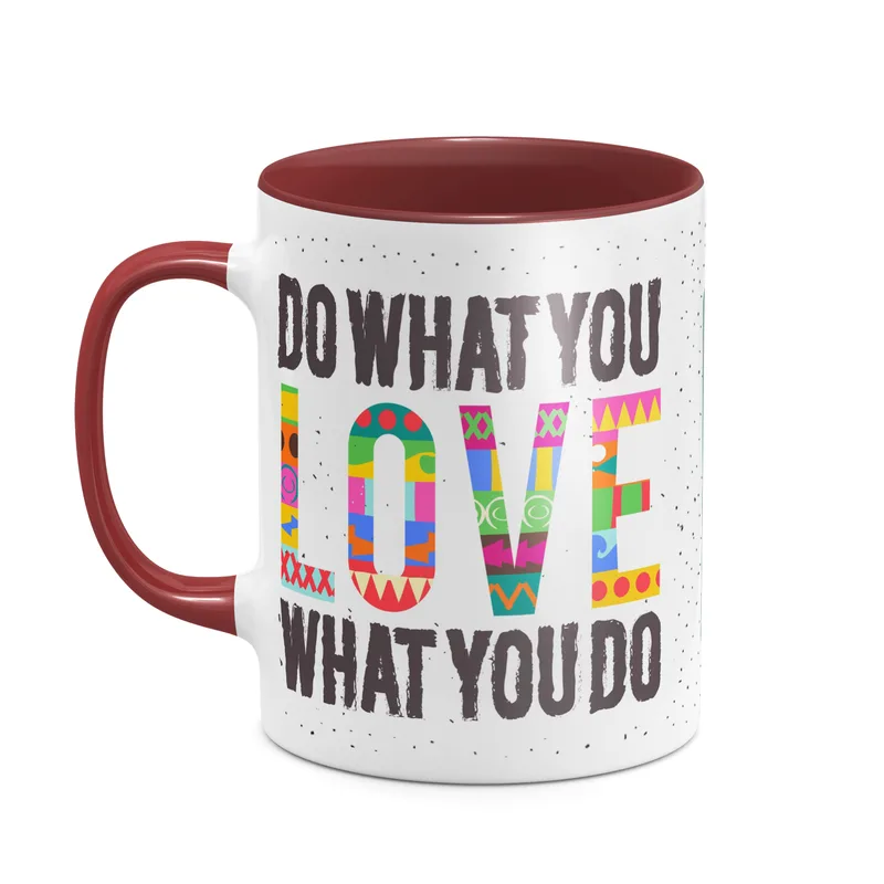 Do What You LOVE - Κούπα - Μπορντό - Απλή