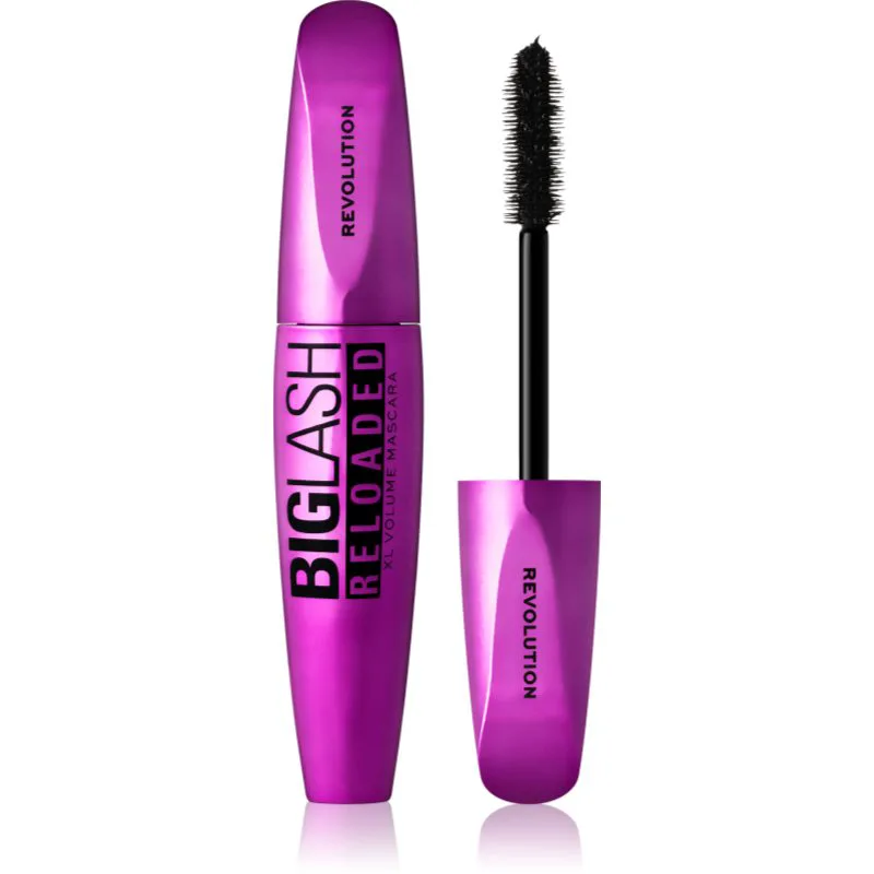 Revolution Big Lash Reloaded μάσκαρα για επιπλέον όγκο απόχρωση Black 8 ml