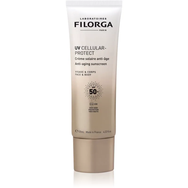 FILORGA UV CELLULAR-PROTECT FACE & BODY αντηλιακή κρέμα Για πρόσωπο και σώμα SPF 50+ 125 ml