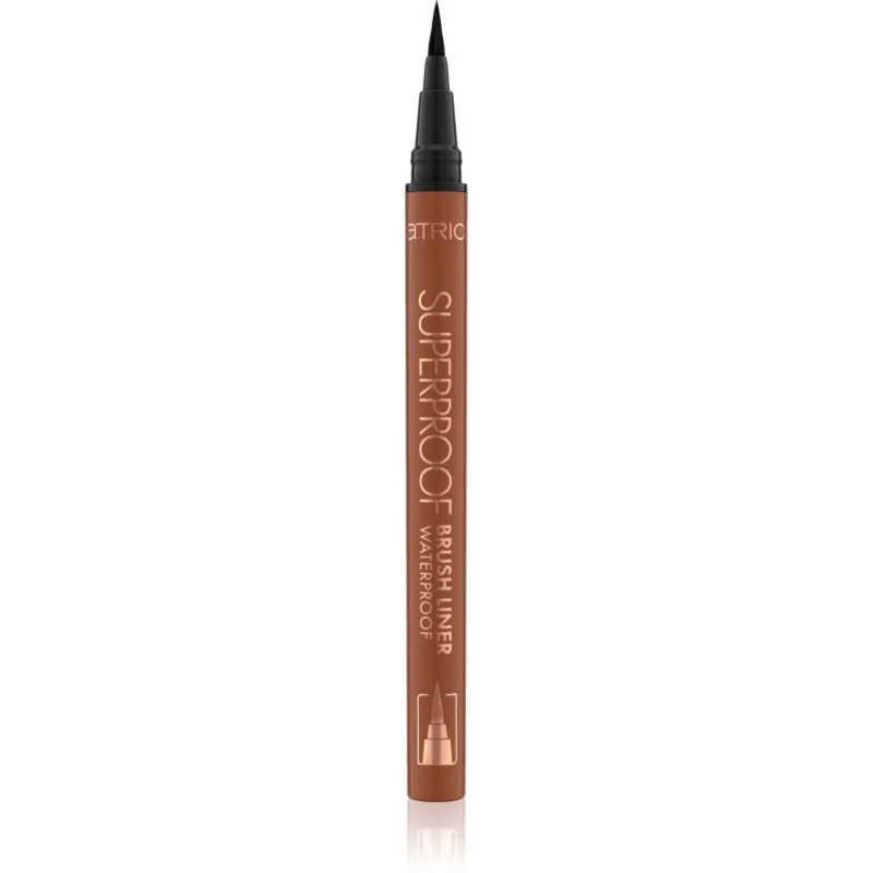 Catrice Superproof αδιάβροχο λάινερ ματιών με πινέλο απόχρωση 020 Cocoa Brown 0.45 ml