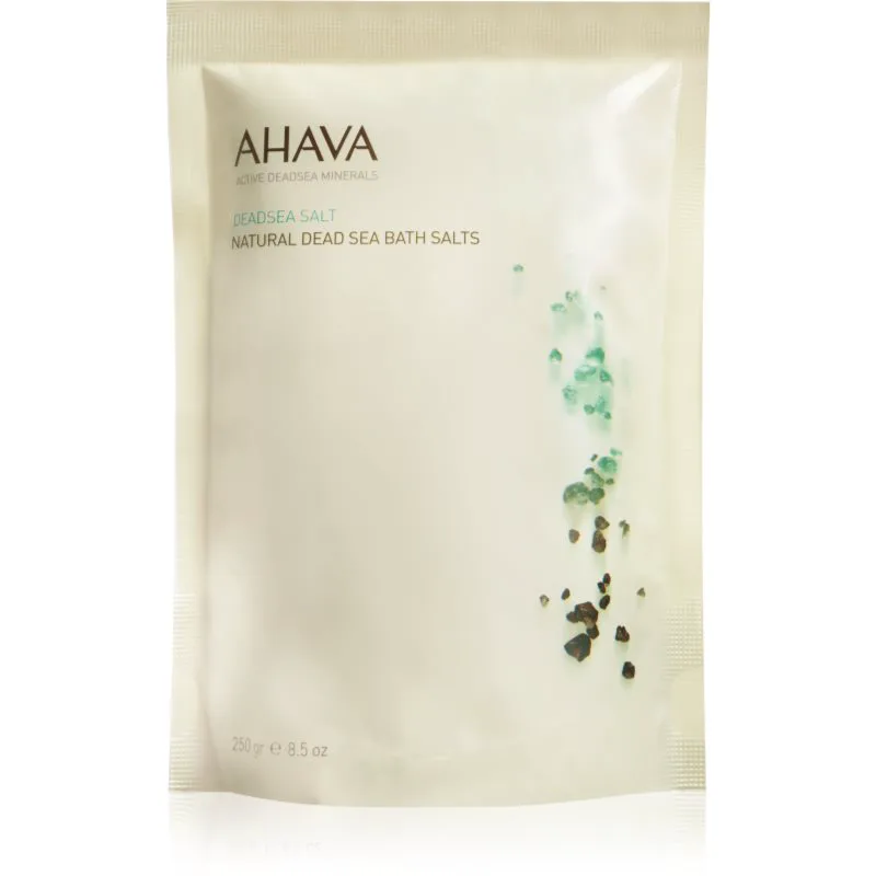 AHAVA Dead Sea Salt φυσικό αλάτι μπάνιου από τη Νεκρά Θάλασσα 250 γρ