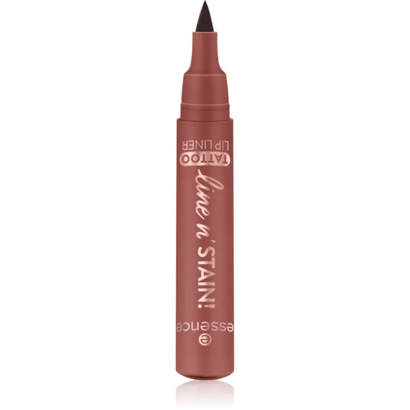 essence line n' STAIN! μολύβι περιγράμματος για τα χείλη απόχρωση 02 Must Have Brown 2.5 ml
