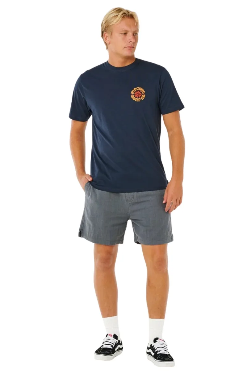 Rip Curl Pacific Rinse Circle Ανδρικό Tee - Μπλε-0XDMTE-BLUE