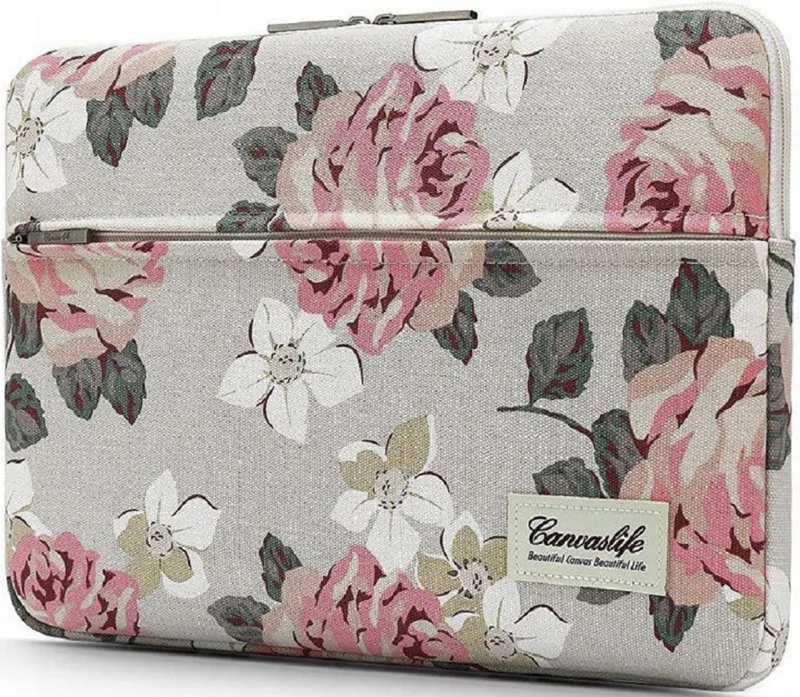 Tech-Protect CanvasLife Sleeve - Θήκη Laptop 13"-14'' - White Rose (0795787711194)