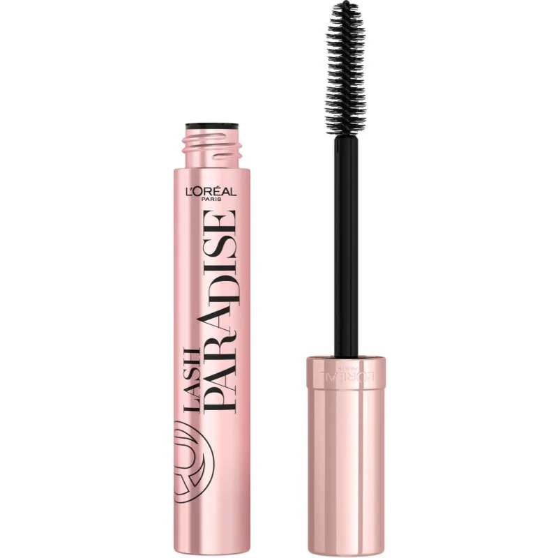 L’Oréal Paris Lash Paradise μάσκαρα για επιμήκυνση των βλεφαρίδων για έξτρα όγκο Intense Black 6,4 ml