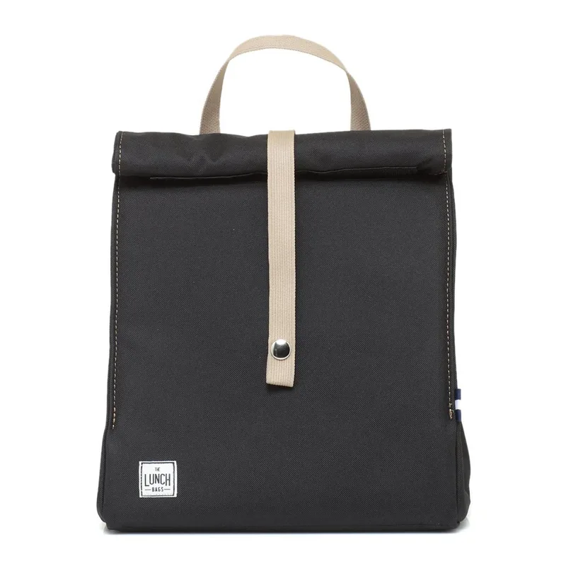 Ισοθερμική Τσάντα Φαγητού 8lt + Παγοκύστη The Lunch Bags Original Plus Black
