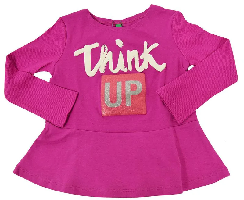 ΜΠΛΟΥΖΑ ΜΑΚΡΥΜΑΝΙΚΗ BENETTON FOUNDATION TK W ΦΟΥΞΙΑ (90 CM)-(2 ΕΤΩΝ)