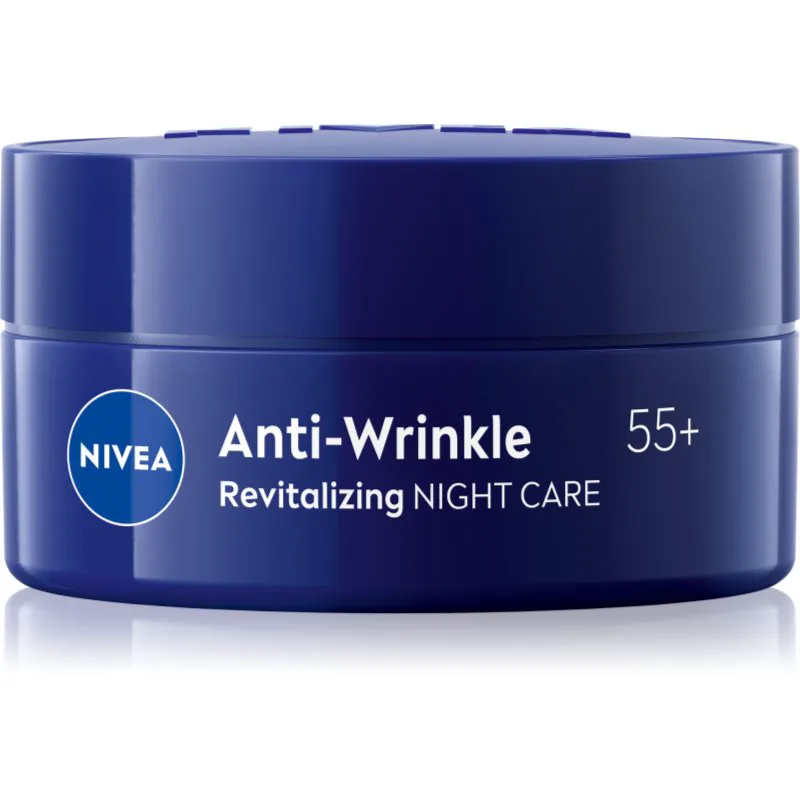 NIVEA Revitalizing αποκαταστατική κρέμα νύχτας ενάντια στις ρυτίδες 55+ 50 ml