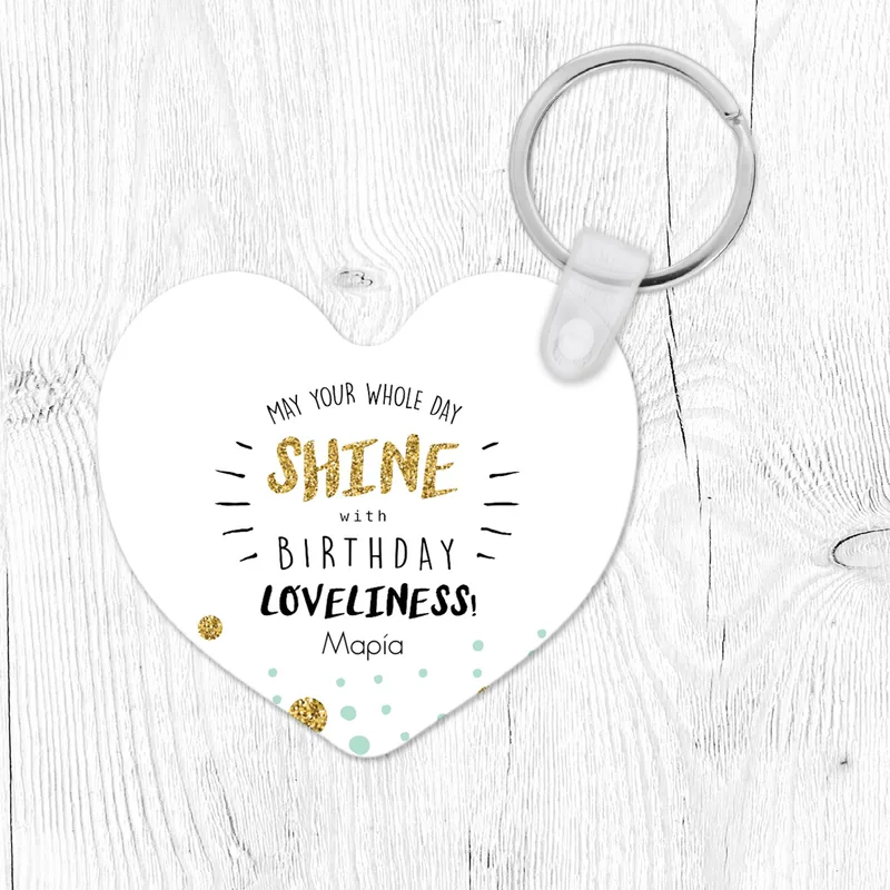 Shine with Birthday Loveliness - Μπρελόκ - Καρδιά