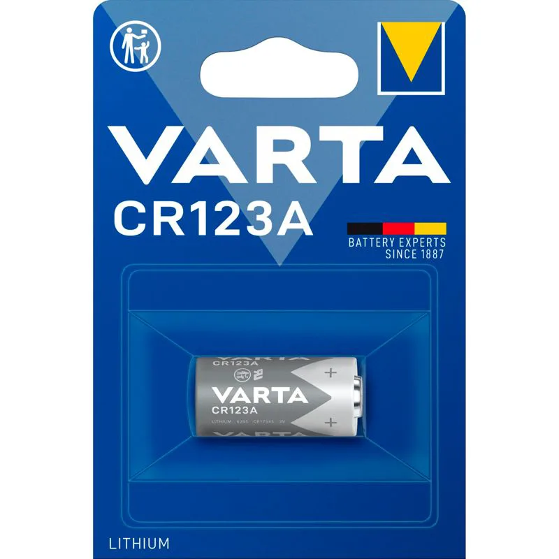 100x1 Varta Professional CR 123 A PU master box