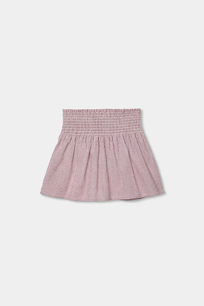 Boboli παιδική mini φούστα ριγέ - 433123 Ροζ