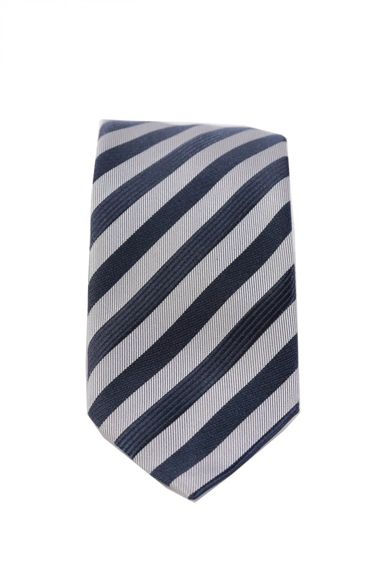 BOSS ΓΡΑΒΑΤΑ ΡΙΓΕ P-TIE 6CM-222 MΠΛΕ-ΑΣΗΜΙ