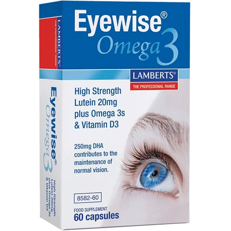 Lamberts Eyewise Omega 3 Συμπλήρωμα Διατροφής με Ω3 Λιπαρά Οξέα για την Καλή Υγεία των Ματιών & της Όρασης 60caps