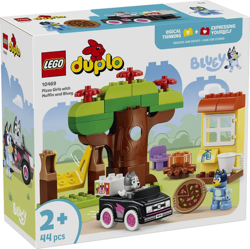 LEGO® Duplo Bluey Pizza Girls With Muffin And Bluey (10469)
