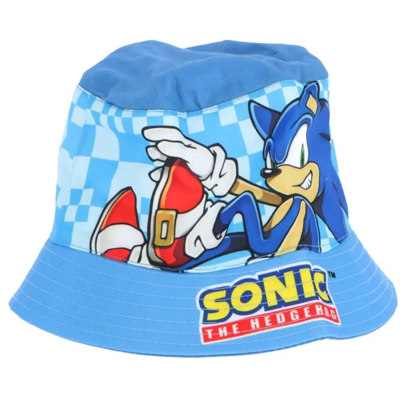 Sonic the Hedgehog Chill Παιδικό Καπέλο Τύπου Bucket Υφασμάτινο Γαλάζιο