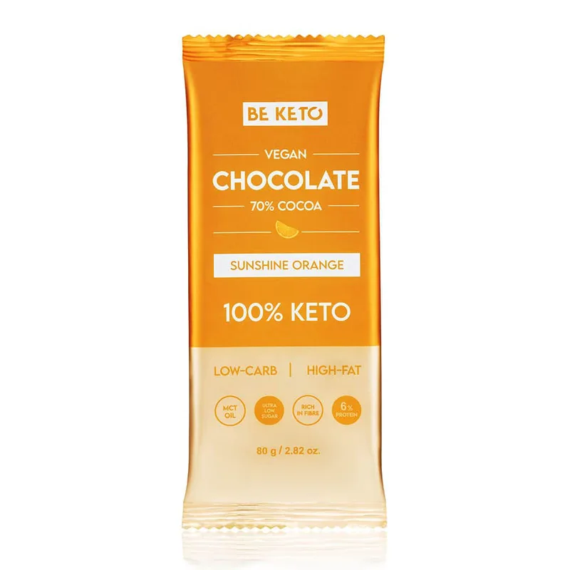 Beketo Vegan Κέτο Σοκολάτα Πορτοκάλι MCT (80g)