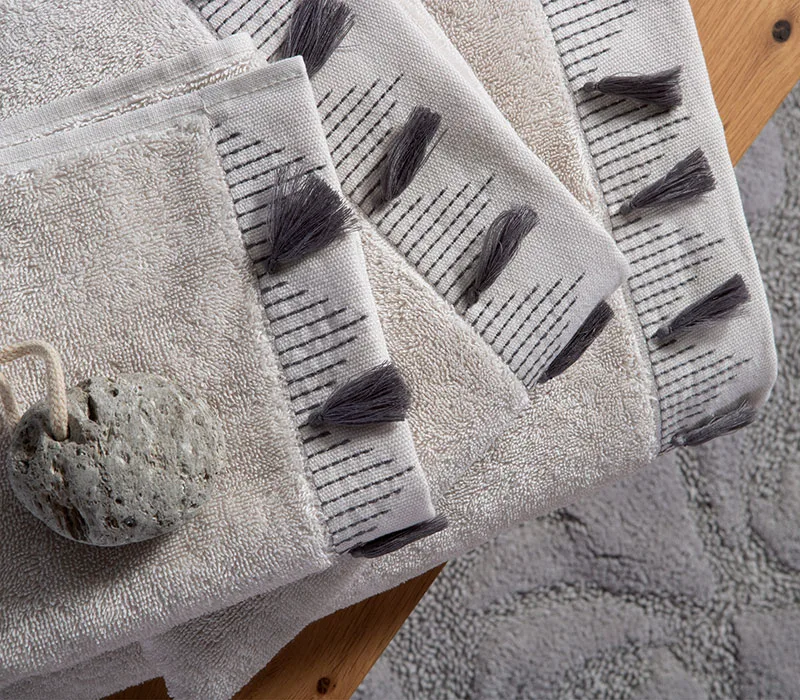 Πετσέτες Μπάνιου (Σετ) Nef-Nef Homeware Serenity Momentum Grey