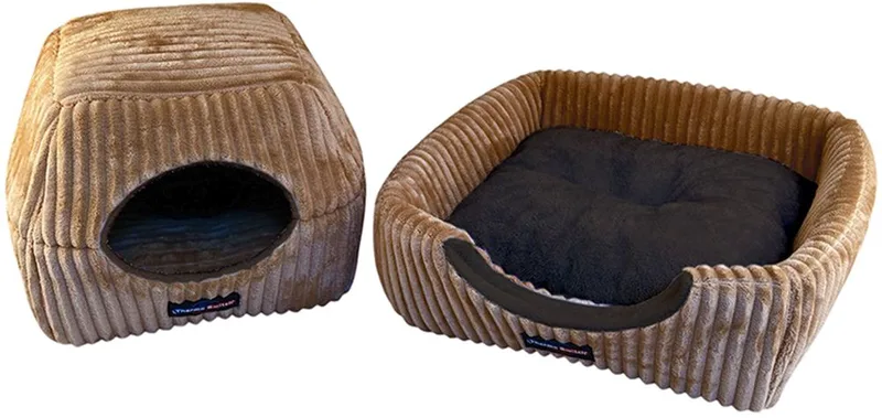 ΚΡΕΒΑΤΙ ΣΚΥΛΟΥ ΓΑΤΑΣ THERMOSWITCH EVIA ΚΑΦΕ (60X55X40CM)