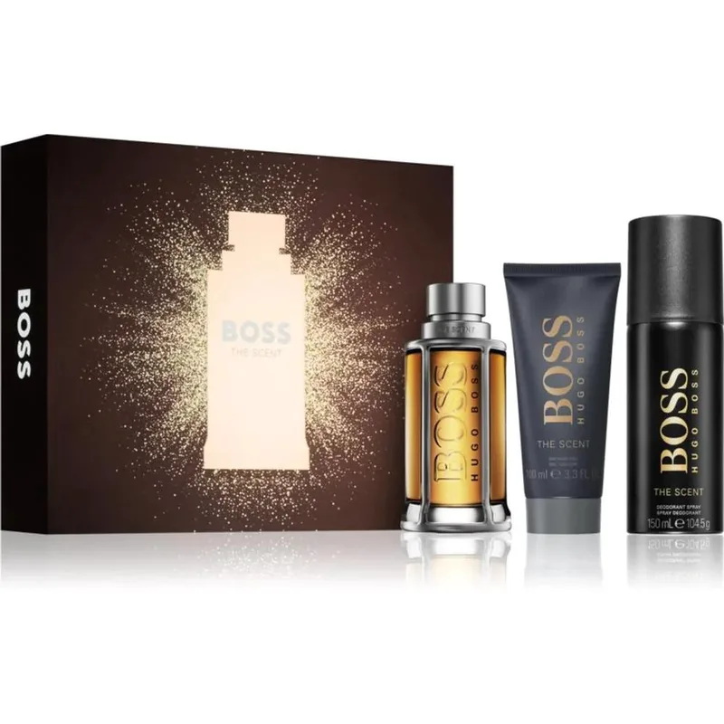 Hugo Boss The Scent Eau De Toilette 100ml Deodorant 150ml Shower Gel 100ml