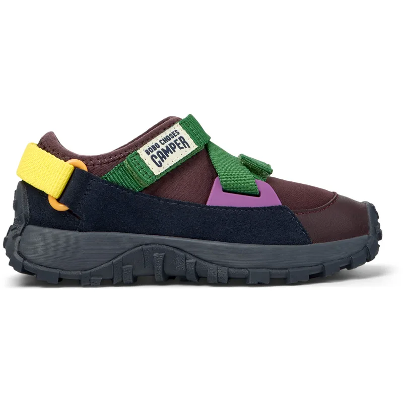 CAMPER Bobo Choses x Camper - Smart casual παπουτσια Για Κορίτσια - Μπορντό,Μπλε, Μέγεθος 28, Cotton fabric