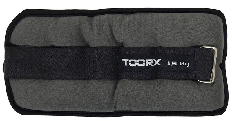 ΒΑΡΑΚΙΑ ΑΚΡΩΝ TOORX (AHF-073) ΜE VELCRO ΜΑΥΡΑ (2 Χ 1.5 KG)