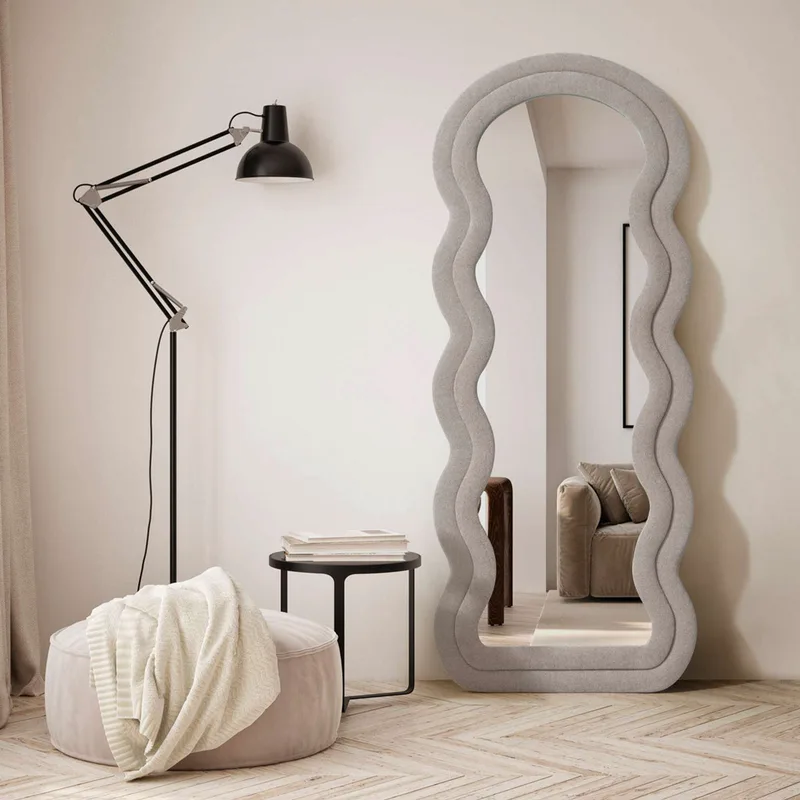 Καθρέπτης Δαπέδου Mia - Μπεζ 985Etr1135 (65x170 cm)