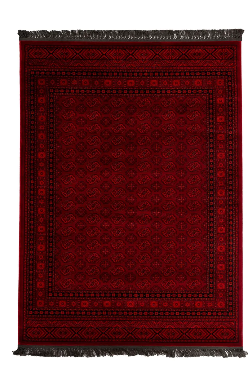 Χαλί Σαλονιού 160X160 Royal Carpet Afgan 7454A D.Red (160x160)