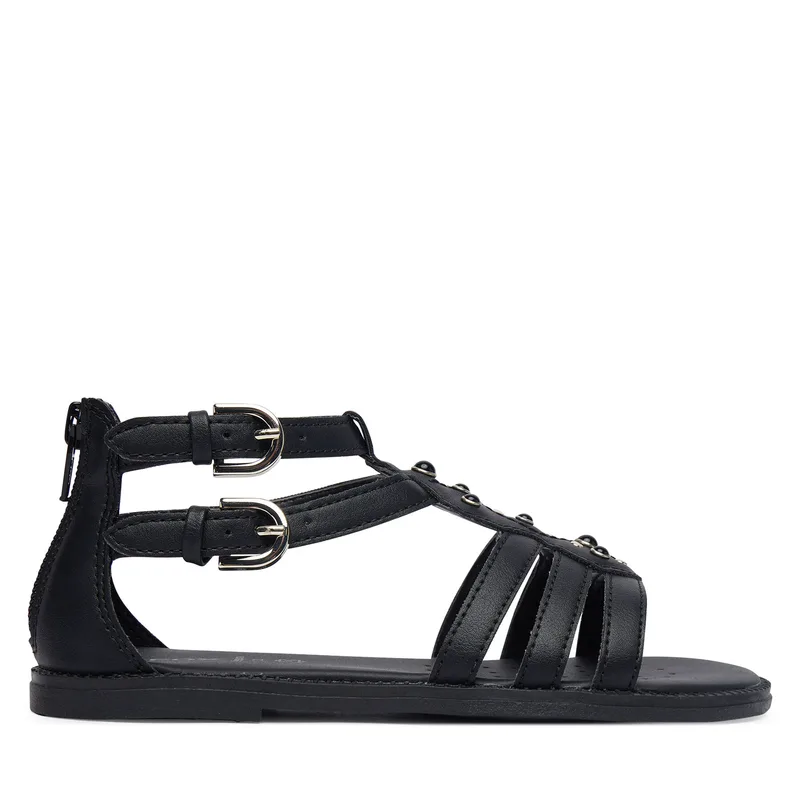 Σανδάλια Geox Jr Sandal Karly J6535D 000BC C9258 S Μαύρο