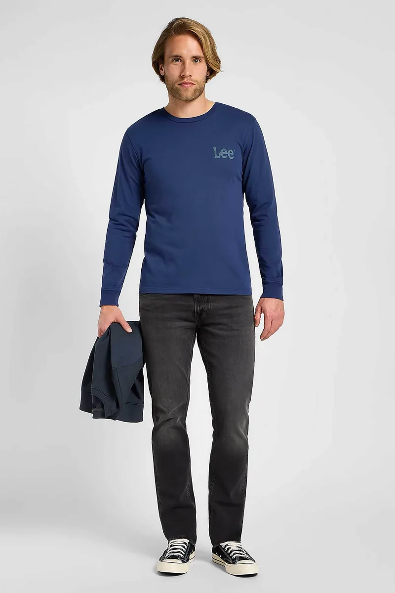 Lee® ανδρικό τζιν παντελόνι πεντάτσεπο Regular Fit "Daren" - 112355812 Ανθρακί