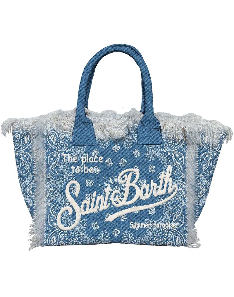 MC2 VANITY-SHOULDER BAG-BANDANNA ROUND DEN EMB VANI001-09488L-09488L Blue