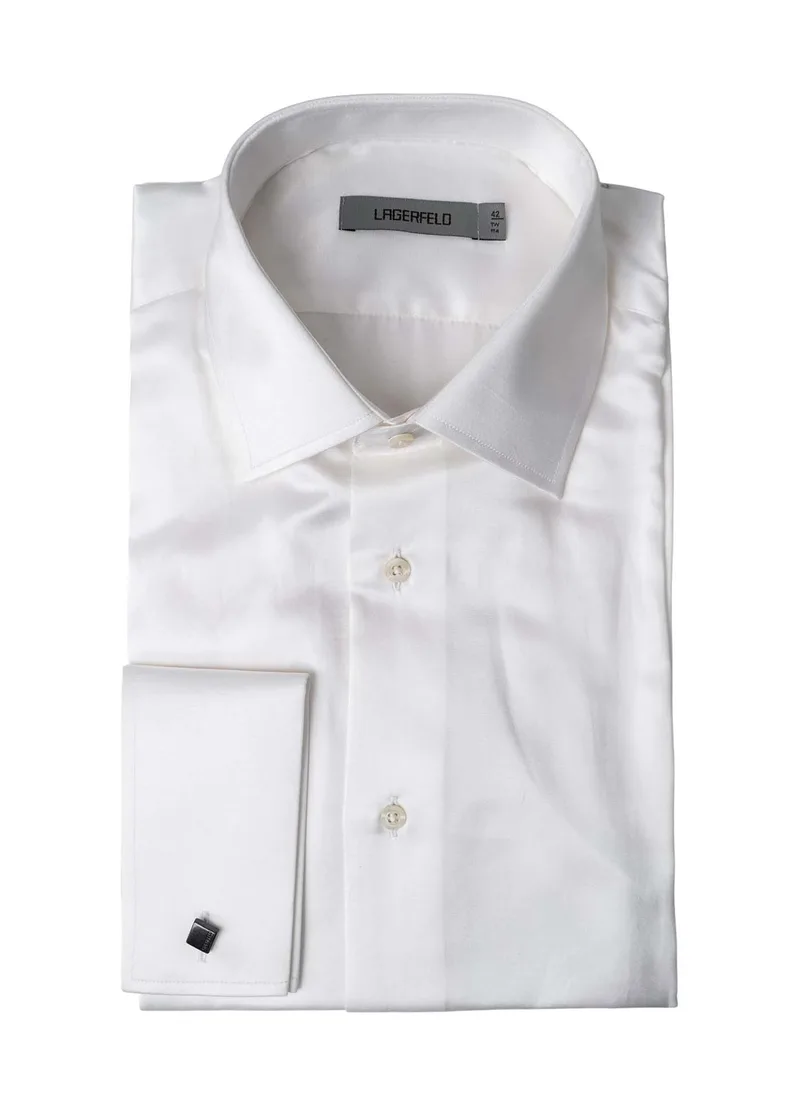 Karl Lagerfeld Πουκάμισο της σειράς Soft - 63630 20878 1 Ecru
