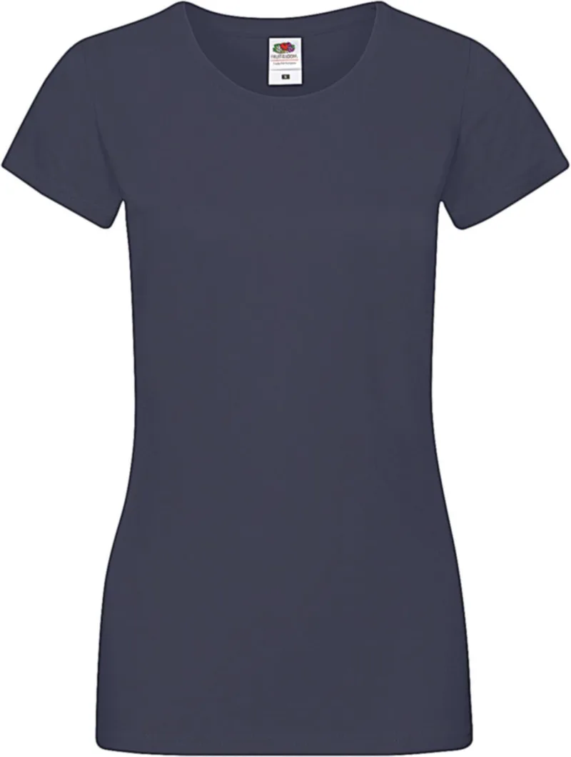 Lady-Fit Sofspun T Fruit of the Loom 61-414-0 Navy