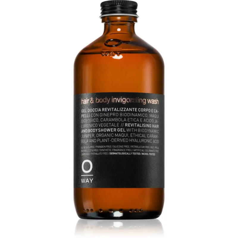 Oway Hair & Body αναζωογονητικό τζελ για ντους για σώμα και μαλλιά 240 ml