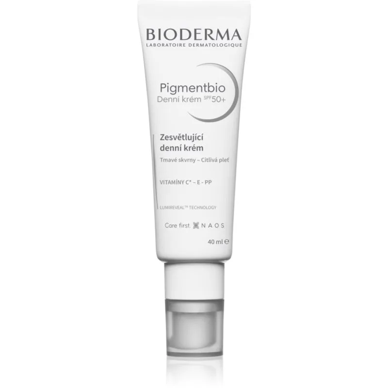 Bioderma Pigmentbio Daily Care SPF 50+ ξανοιχτική κρέμα για χρωστικές κηλίδες SPF 50+ 40 ml