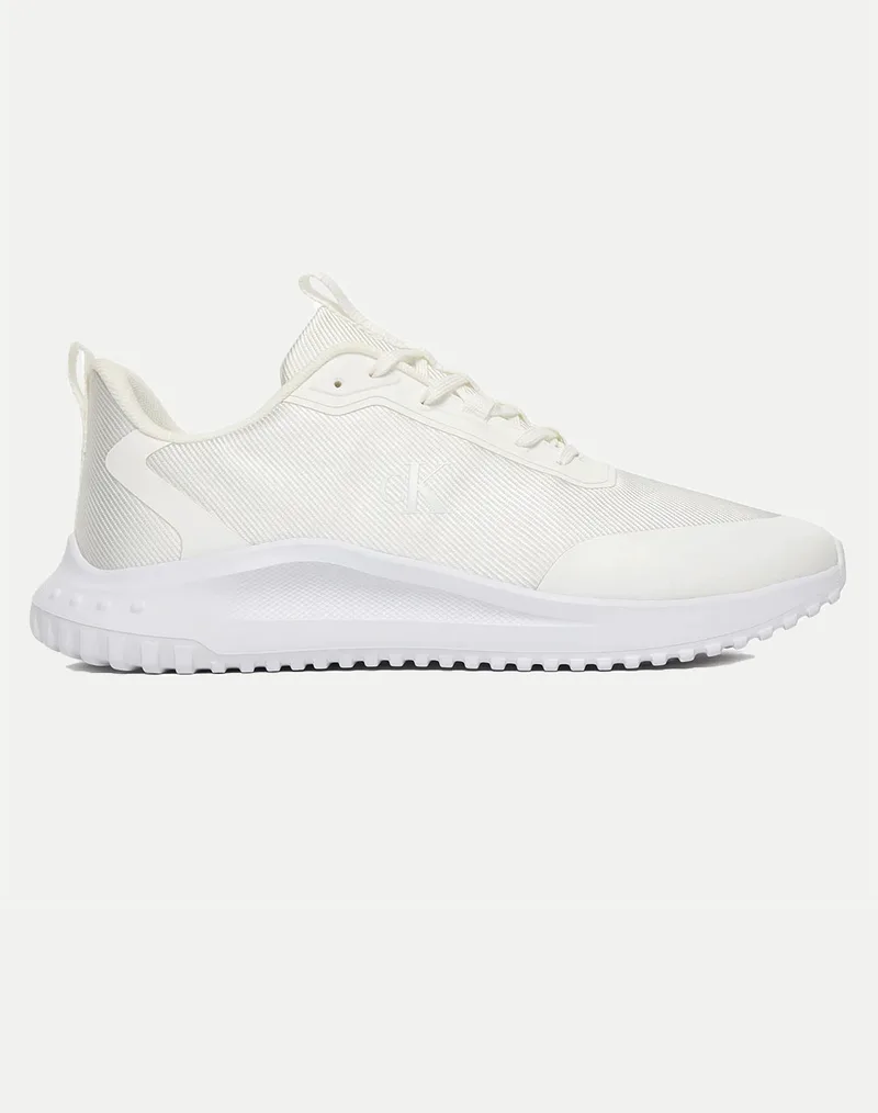 CALVIN KLEIN JEANS EVA RUNNER LACE UP MAT MIX YM0YM01442-0K4 TotalWhite