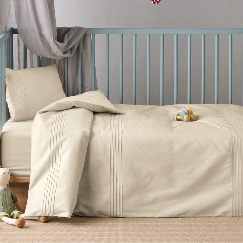 Παπλωματοθήκη Κούνιας Σετ 100x140 Kentia Whisper 12 Μπεζ