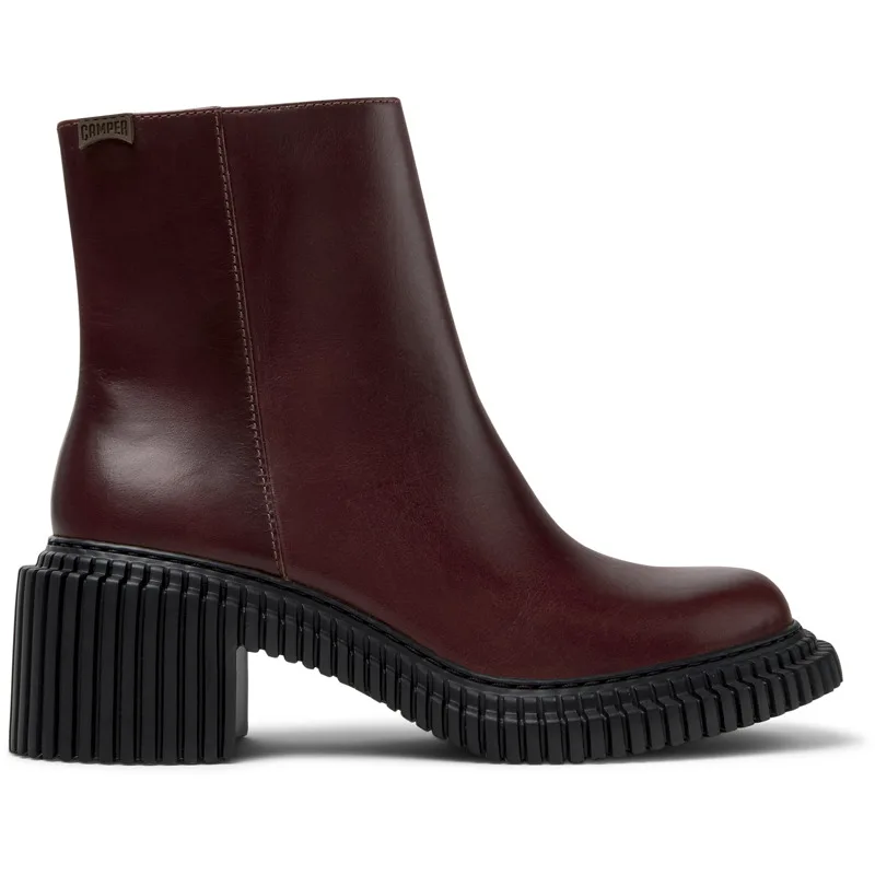 CAMPER Pix London - Μποτάκια Για Γυναικεία - Καφέ, Μέγεθος 37, Smooth leather