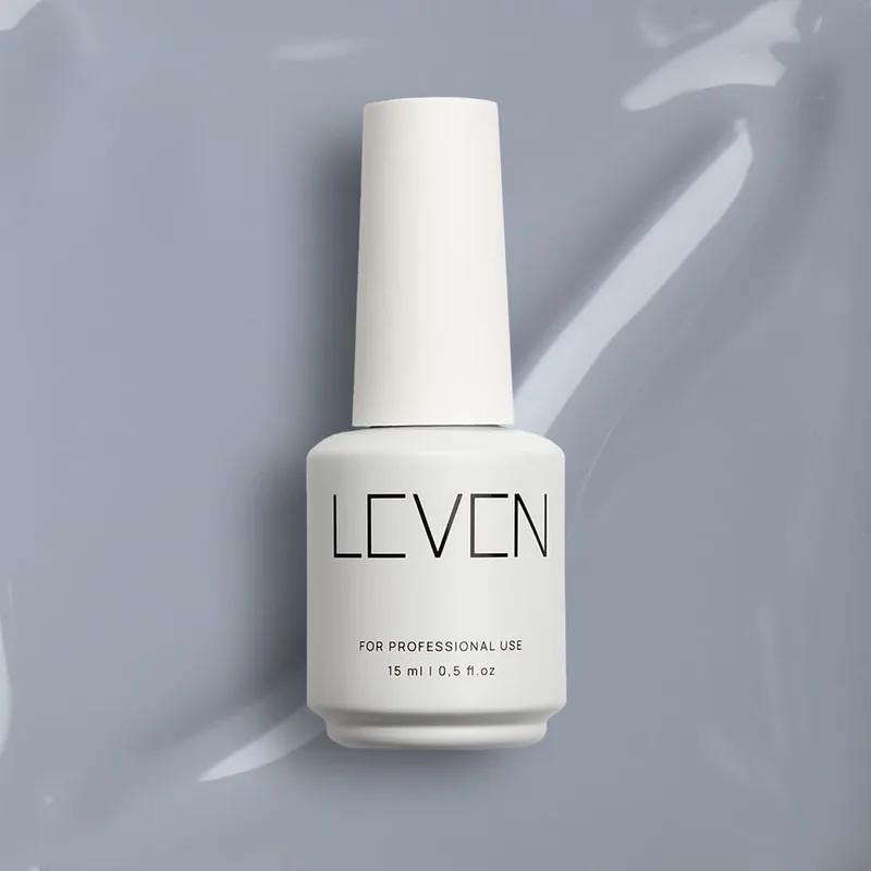 Leven | Ημιμόνιμο βερνίκι 15ml no. 049 Icy Grey