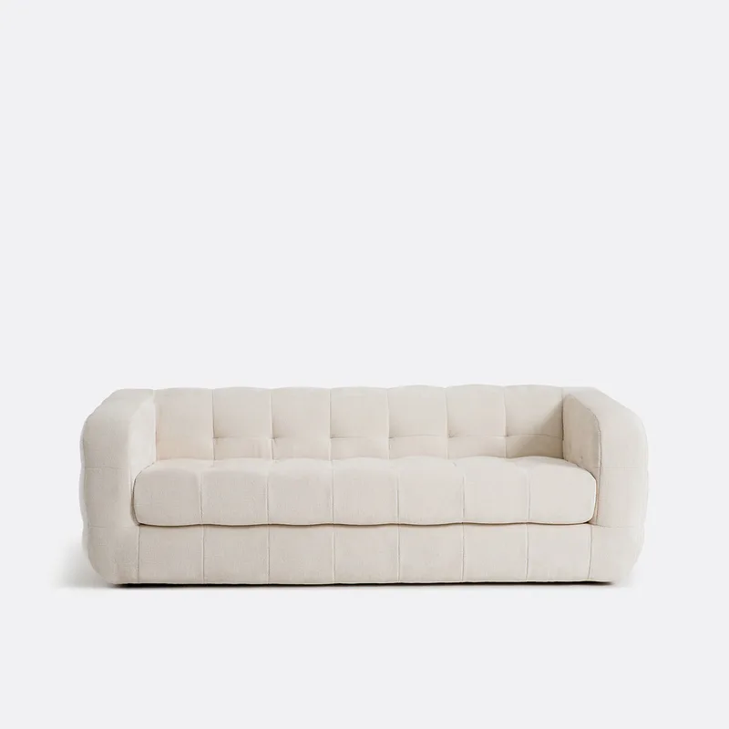Καναπές 3 θέσεων από παχύ βελούδο Pieta Μ90xΠ160xΥ67cm