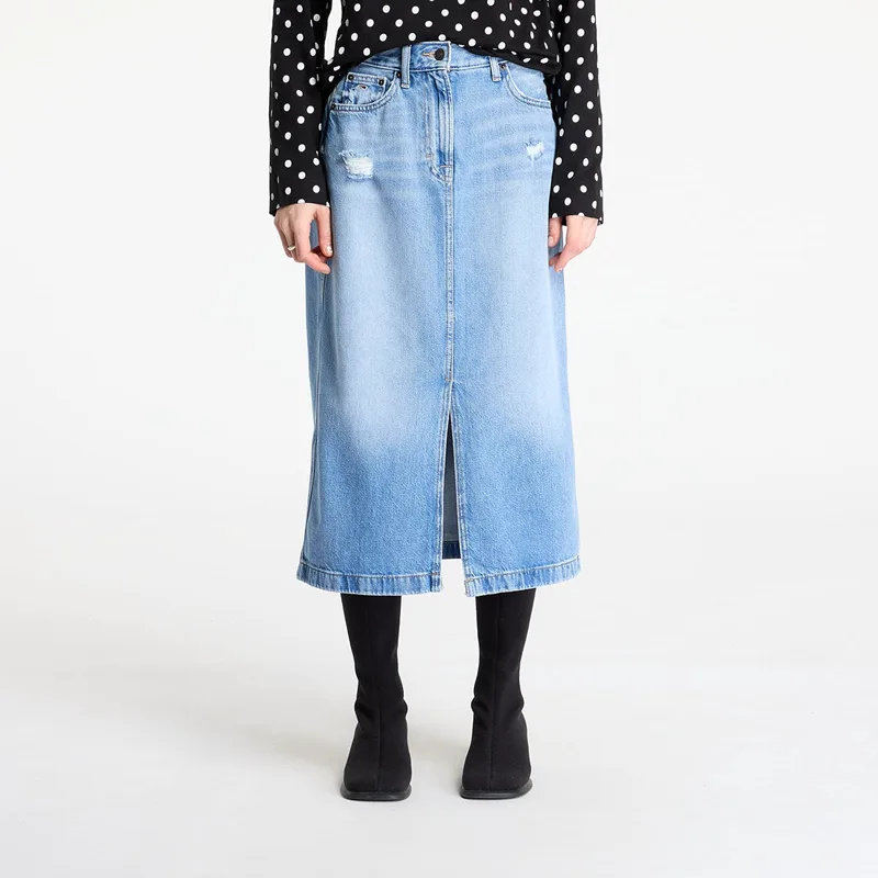 Φούστα Tommy Jeans Claire Midi Skirt Denim 29