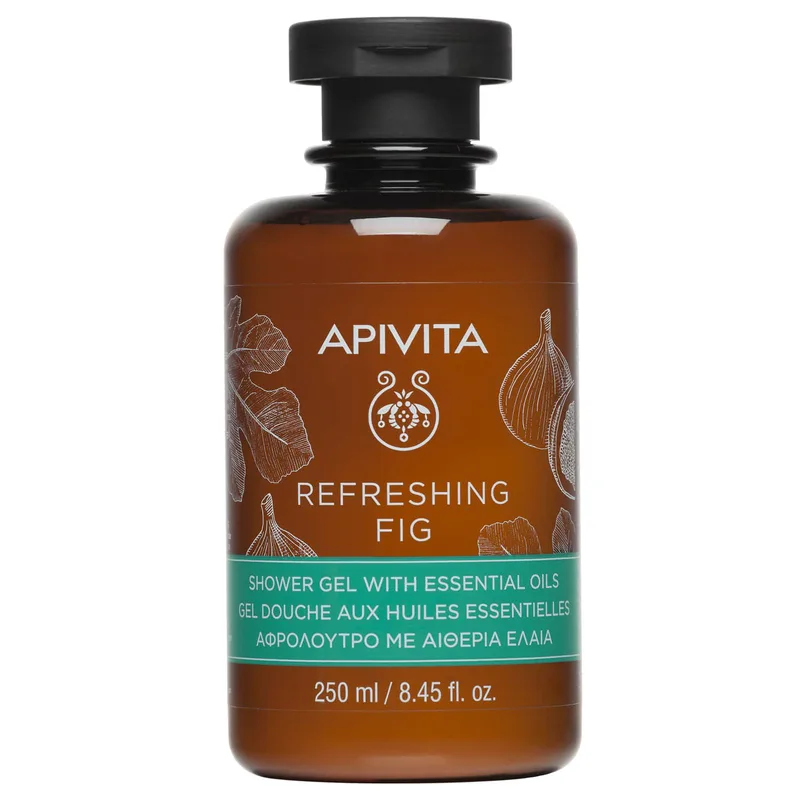 Apivita Refresing Fig Shower Gel Δροσερό Αφρόλουτρο με Αιθέρια Έλαια & Εκχύλισμα Σύκου 250ml