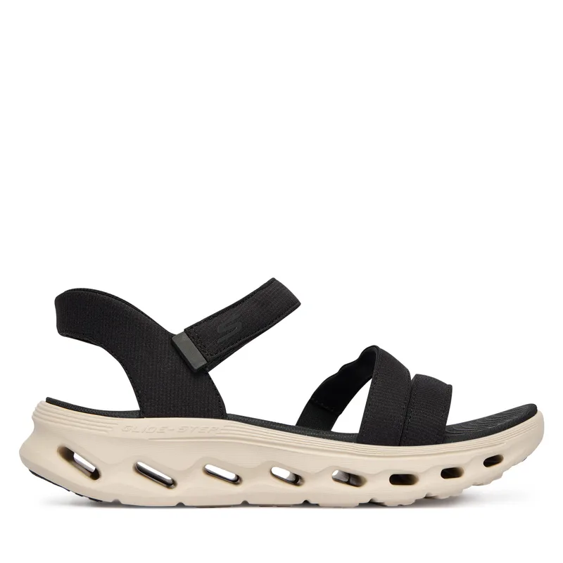 Σανδάλια Skechers Go Walk Glide-Step 2.0 Sandal 141269/BKW Μαύρο